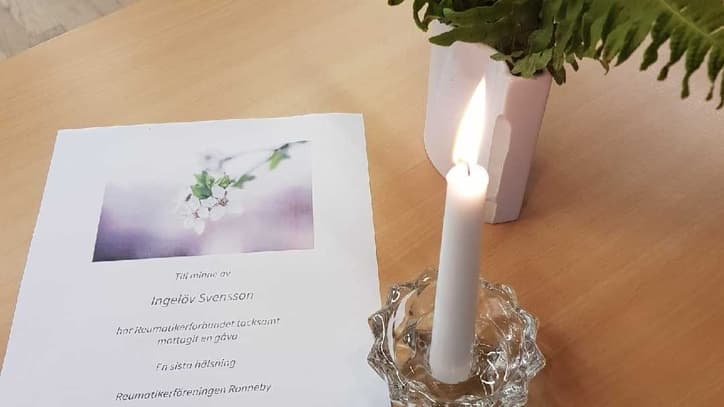 Vårmiddag och parentation i april